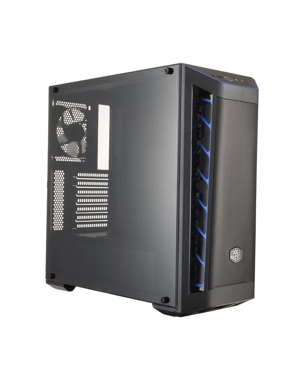 GABINETE MASTERBOX MB511 MID TOWER PRETO COM AZUL - MCB-B511D-KANN-S03