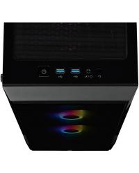 GABINETE ATX MID TOWER - CRYSTAL SERIES 220T RGB BLACK - CC-9011190-WW