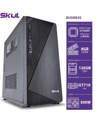 COMPUTADOR BUSINESS B500 - I5 9400F 2.9GHZ MEM 8GB DDR4 SSD 120GB GT 710 2GB FONTE 500W