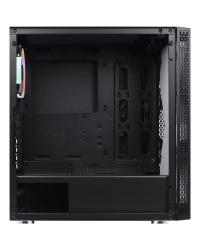 GABINETE MID-TOWER FUTURE PRETO 1 FAN RGB LATERAL EM VIDRO TEMPERADO - FUPTRGB1FV