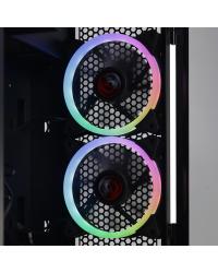 GABINETE MID-TOWER GRAVITY PRETO 2 FANS RGB LATERAL EM VIDRO TEMPERADO - GRPTRGB1FV