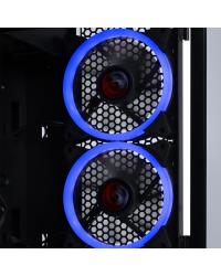 GABINETE MID-TOWER GRAVITY PRETO 2 FANS RGB LATERAL EM VIDRO TEMPERADO - GRPTRGB1FV