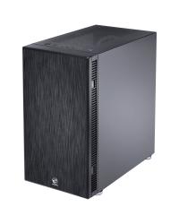 GABINETE MID-TOWER SOLID PRETO 3 FANS RGB LATERAL EM VIDRO TEMPERADO - SOPTRGB3FV