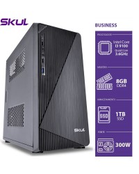 COMPUTADOR BUSINESS B300 - I3 9100 3.6GHZ MEM 8GB DDR4 SSD 1TB HDMI/VGA FONTE 300W LINUX