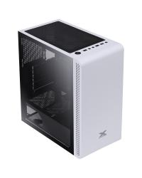 GABINETE GAMER VX GAMING VAUX COM JANELA EM VIDRO TEMPERADO - BRANCO