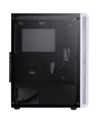 GABINETE GAMER VX GAMING VAUX COM JANELA EM VIDRO TEMPERADO - BRANCO