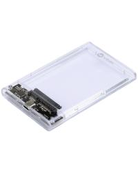 CASE EXTERNO PARA HD 2.5" USB TIPO C/TYPE C 3.1 ACRÍLICO - CH250AC