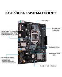 COMPUTADOR BUSINESS B500 POWERED BY ASUS - I5 9400 2.9GHZ MEM 8GB DDR4 HD 1TB HDMI/VGA FONTE 250W