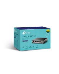 SWITCH POE 5 PORTAS FAST 10/100 (4 PORTAS POE) TL-SF1005LP SMB