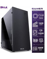 COMPUTADOR GAMER 3000 - I3 10100F 3.6GHZ 10ª GER. MEM. 16GB DDR4 SSD 120GB HD 1TB GTX 1660 6GB FONTE 600W