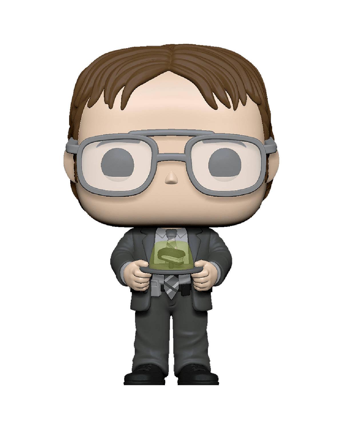 POP! THE OFFICE - DWIGHT SCHRUTE COM GRAMPEADOR NA GELATINA #1004