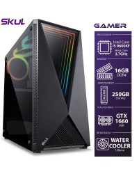 COMPUTADOR GAMER 5000 - I5 9600KF 3.7GHZ 9ª GER. WATER COOLER 120MM MEM. 16GB DDR4 SSD M.2 250GB GTX1660 FONTE 600W