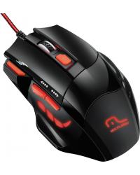 MOUSE ÓPTICO XGAMER FIRE BUTTON USB 2400DPI PRETO E VERMELHO MO236