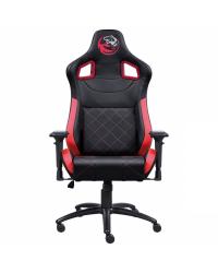 CADEIRA GAMER MAD RACER V10 PRETO COM DETALHES EM VERMELHO - MADV10VMGL PCYES