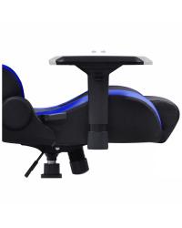 CADEIRA GAMER MAD RACER V10 PRETO COM DETALHES EM AZUL - MADV10AZGL PCYES