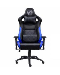 CADEIRA GAMER MAD RACER V10 PRETO COM DETALHES EM AZUL - MADV10AZGL PCYES