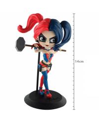 FIGURE DC COMICS Q POSKET - HARLEY QUINN (MOD.B) - ARLEQUINA - REF:28943/28944 BONECO COLECIONÁVEL