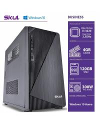 COMPUTADOR BUSINESS B300 - I3 3220 3.3GHZ MEM 4GB DDR3 SSD 120GB HDMI/VGA FONTE 300W WINDOWS 10 HOME