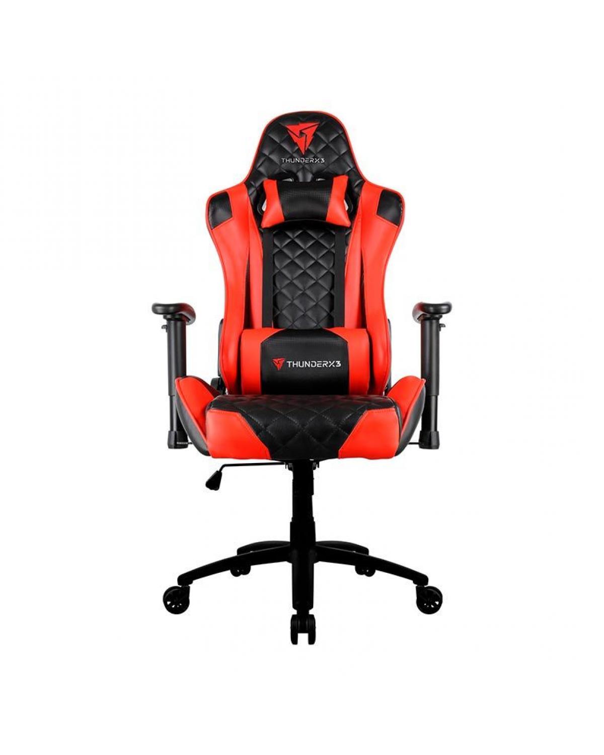 Cadeira Gamer Profissional TGC12 Preta/Vermelha THUNDERX3