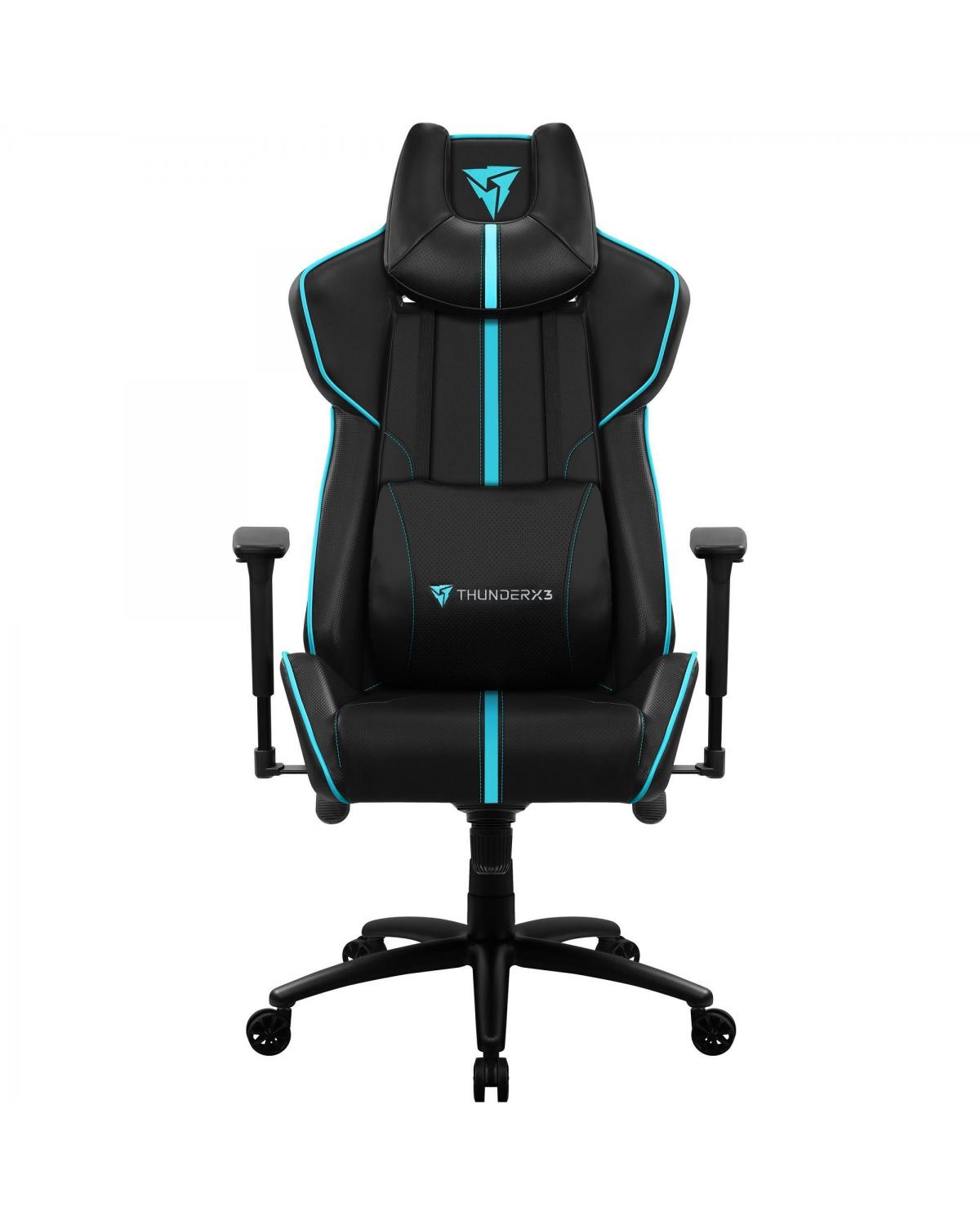 Cadeira Gamer BC7 Larger 150kg Black Cyan THUNDERX3